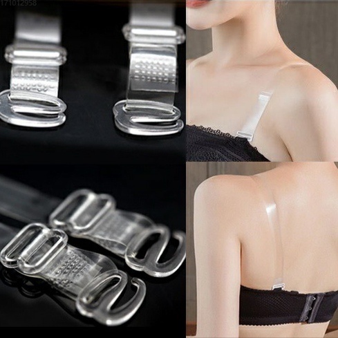 Women's Adjustable Transparent Silicone Bra Straps