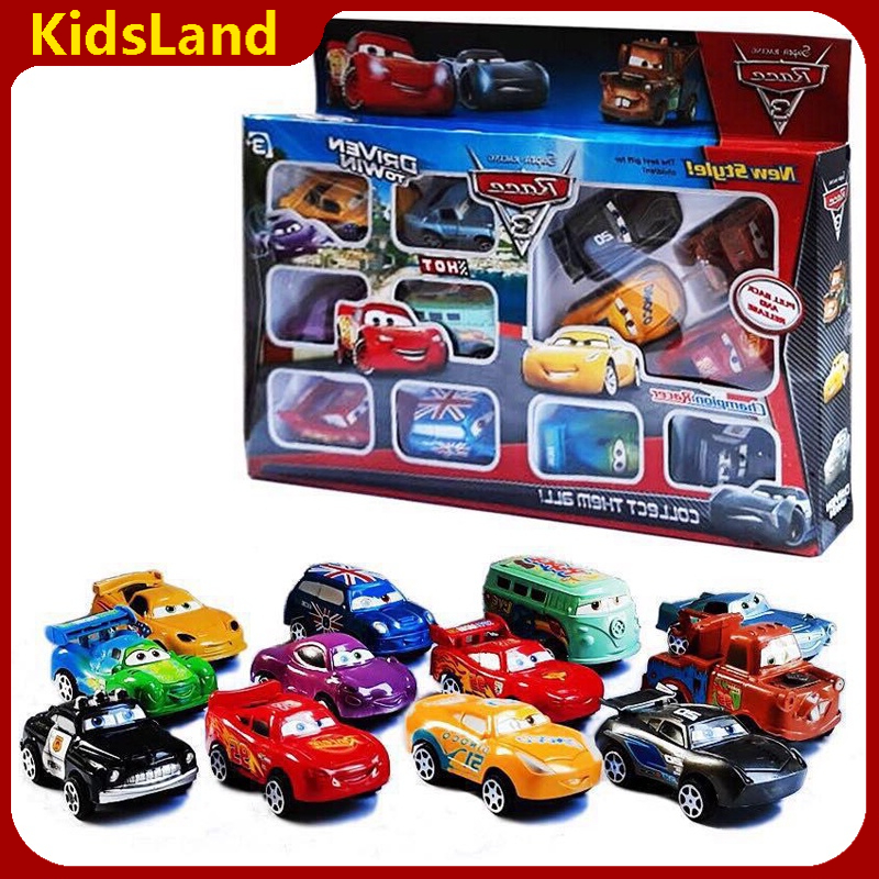 Disney Pullback Toy - Disney Cars Light Up - Set of 3