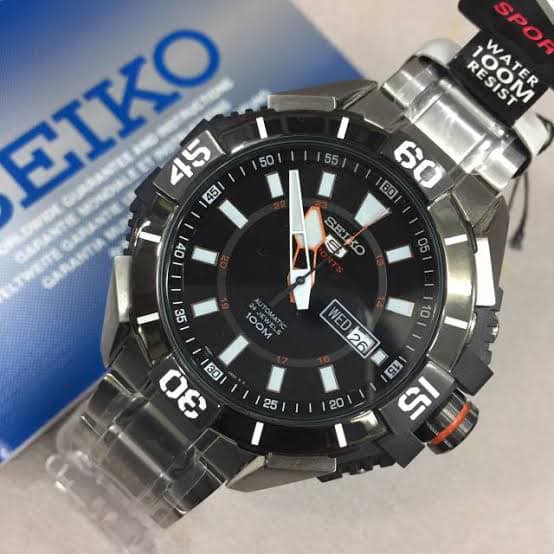 Seiko 5 sports automatic 24 jewels hot sale