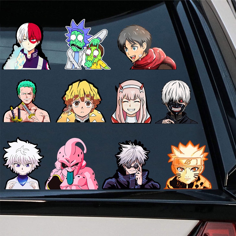 Killua Godspeed Hunter X Hunter Anime Motion Sticker Peeker