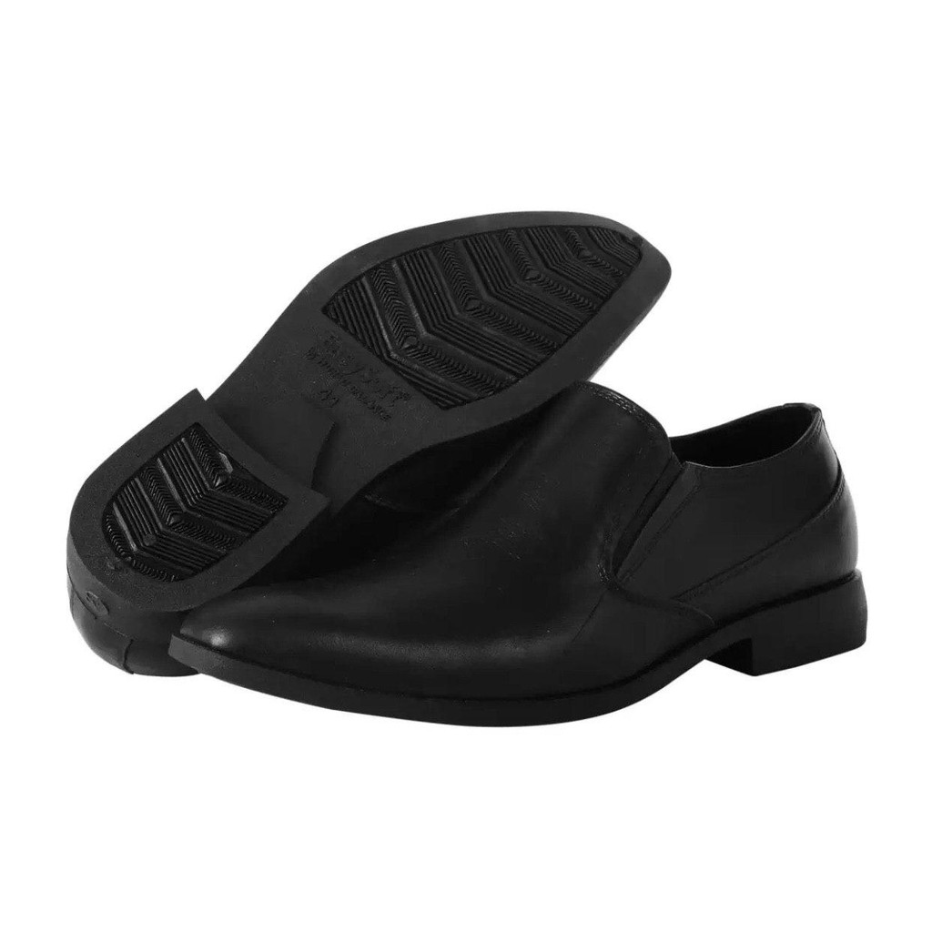 Easy Soft PALERMO Laced Black Shoes for Men by World Balance