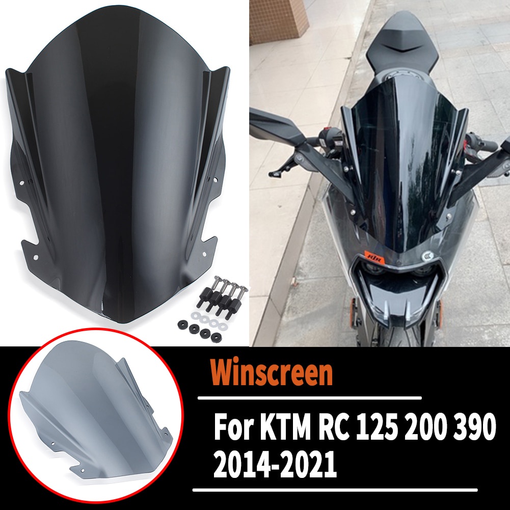 Ktm rc store bubble windshield