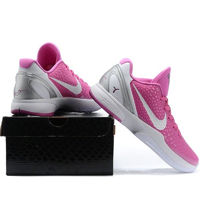 Pink kobe shop basketball shoes