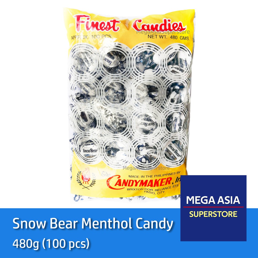 SnowBear Menthol Ball Candy 100s | Pineapple Juice And Snowbear