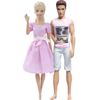 Boy and deals girl barbie dolls