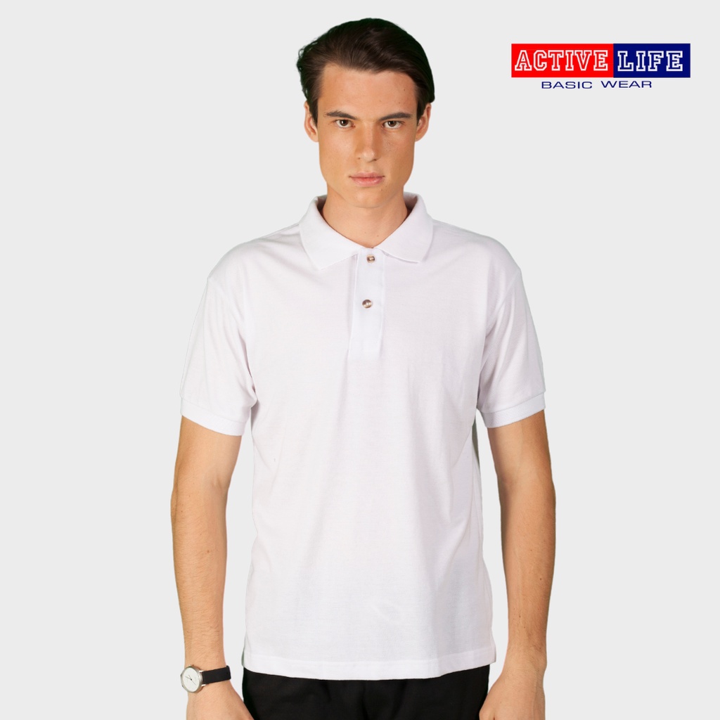 Polo for men white sale