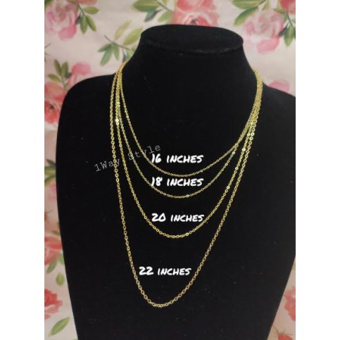 16 and 18 store inch necklace