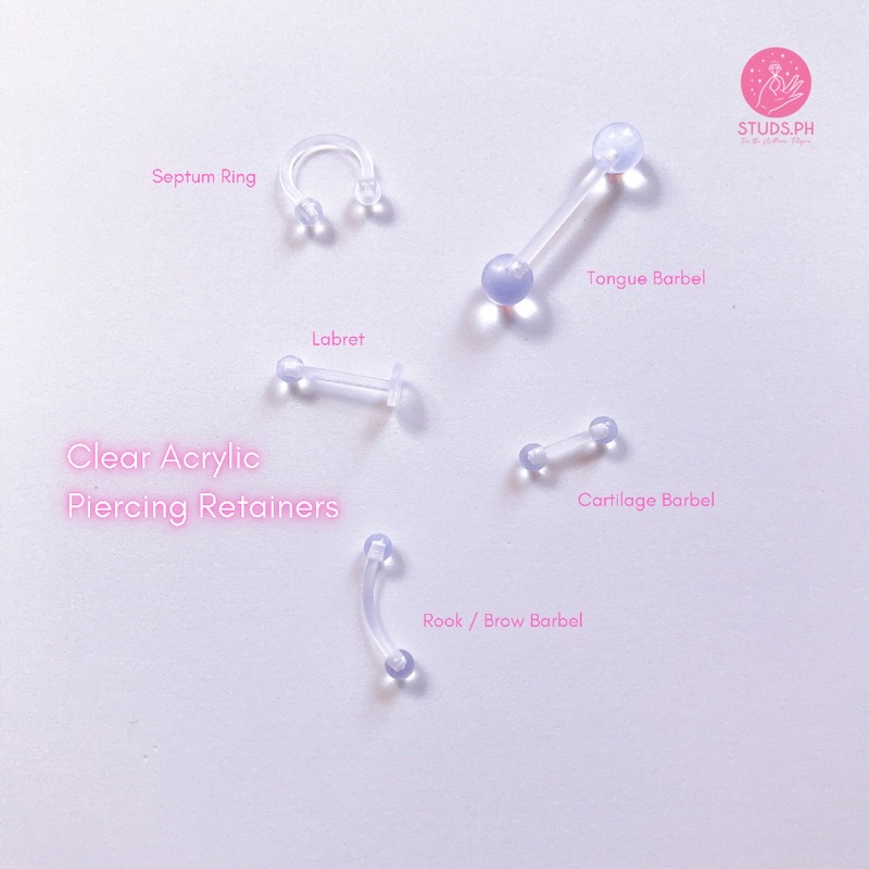 Clear on sale septum ring