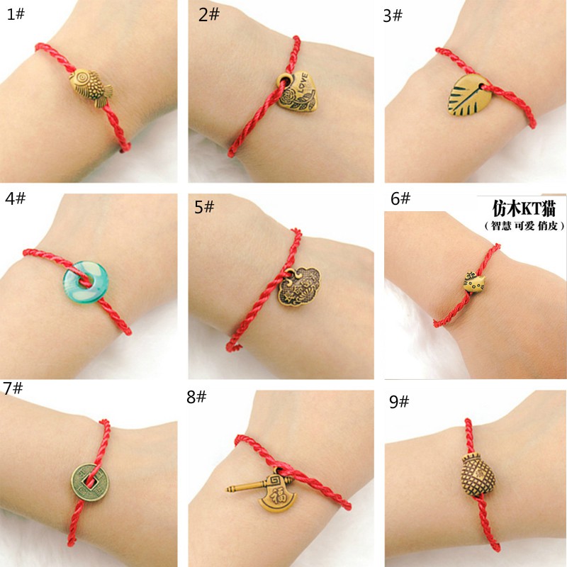 Feng shui red bracelet on sale meaning