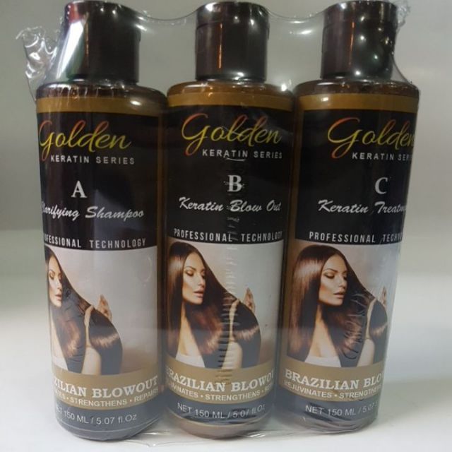 Golden professional brazilian clearance keratin