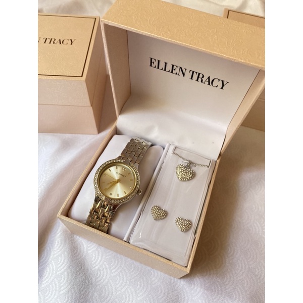 Ellen tracy clearance watch with bracelet