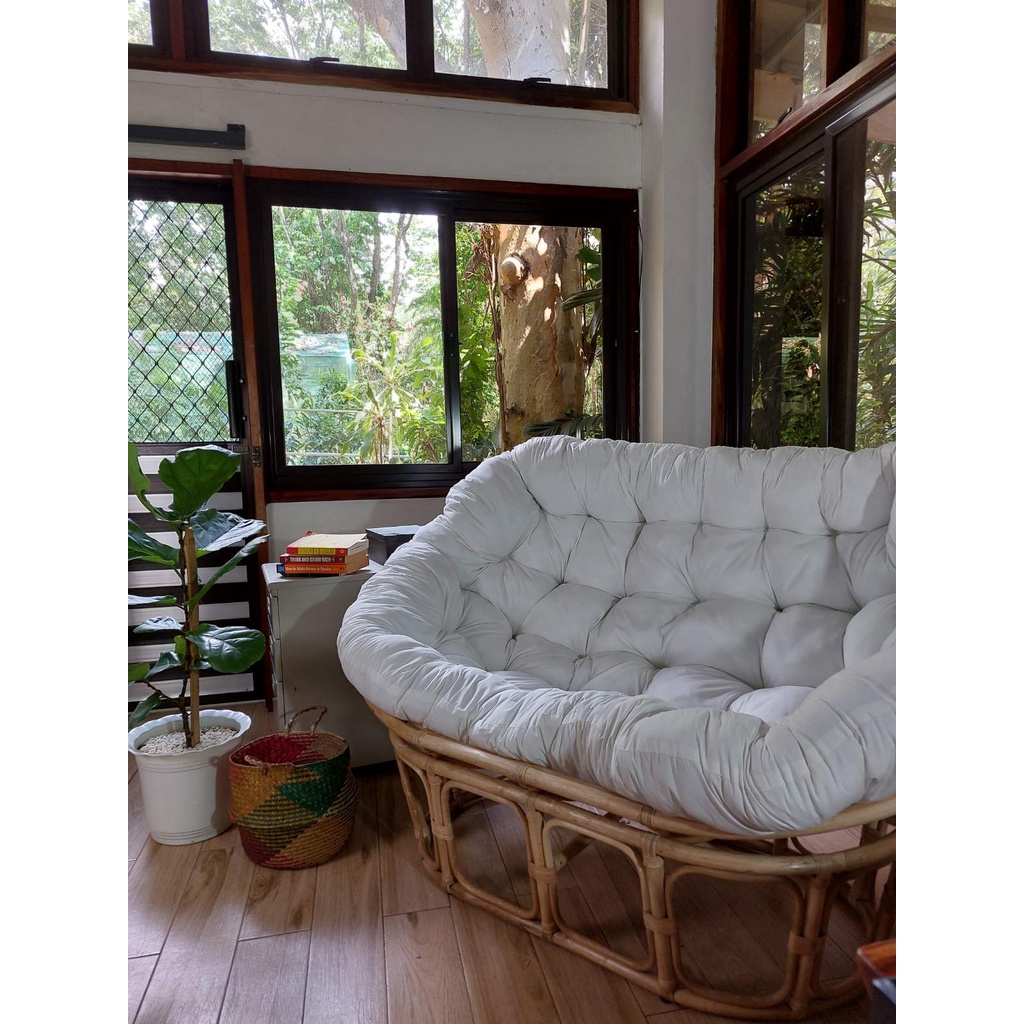 Outdoor double papasan online chair