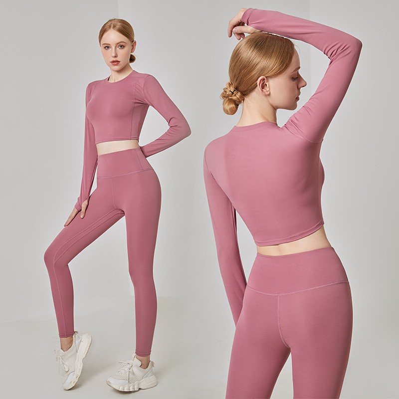 Women's Traceless Sports Suit, Running, Fitness, Yoga Clothes