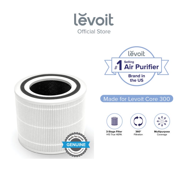 LEVOIT Air Purifier for Home Bedroom & Air Purifier Core Mini/LV-H128 Aroma  Pads 12pack Essential Oil Replacement & Air Purifier Replacement, 3-in-1