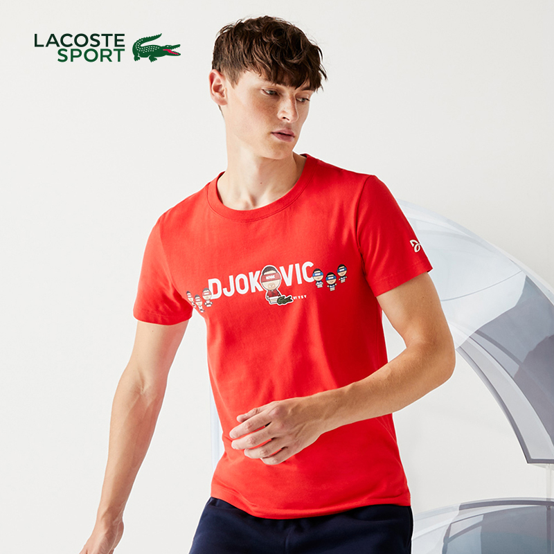 Lacoste novak on sale djokovic t shirt