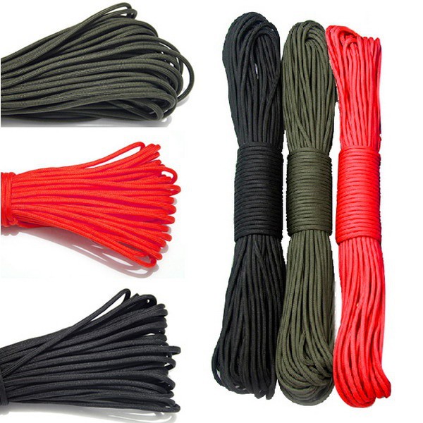 31m/Lot 2mm Micro Cord Paracord Single Core Survival Rope Outdoor