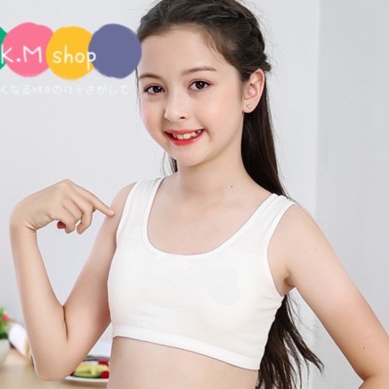 Girl Clothes☁✕baby bra kids girl Cotton underwear 8-12 years old