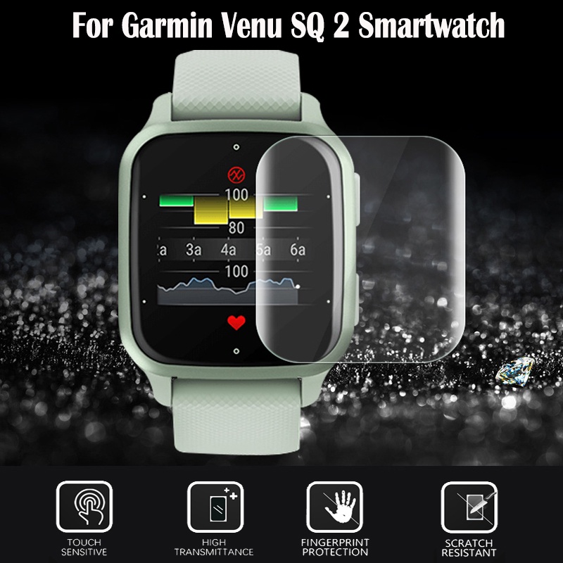 TPU Soft Shell Full Edge Frame Smartwatch Case For Garmin Venu SQ/SQ 2  Music Smart Watch Protective Bumper Cover sq2 Accessories