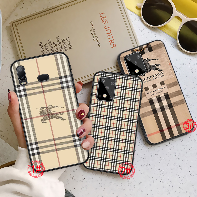 Samsung A31 A42 A02 A12 A32 A52 A72 F62 M62 Soft Case 4R burberry