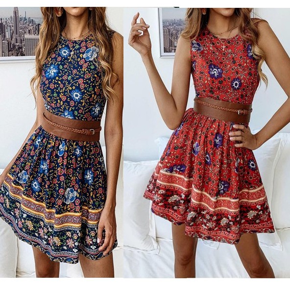 Shopee 2024 bohemian dress