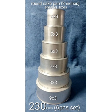 Cake 2024 pan sizes