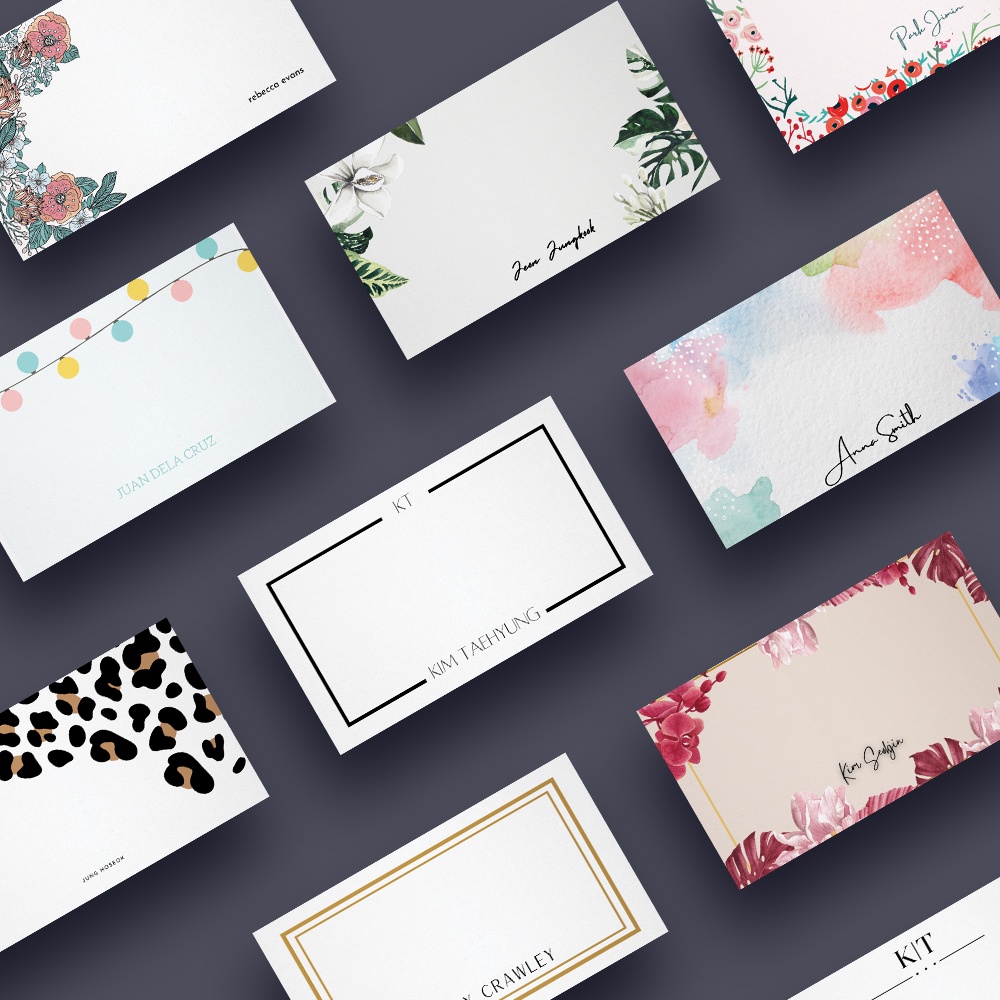 Personalized Gift card Note card Sticker Gift Tag Shopee