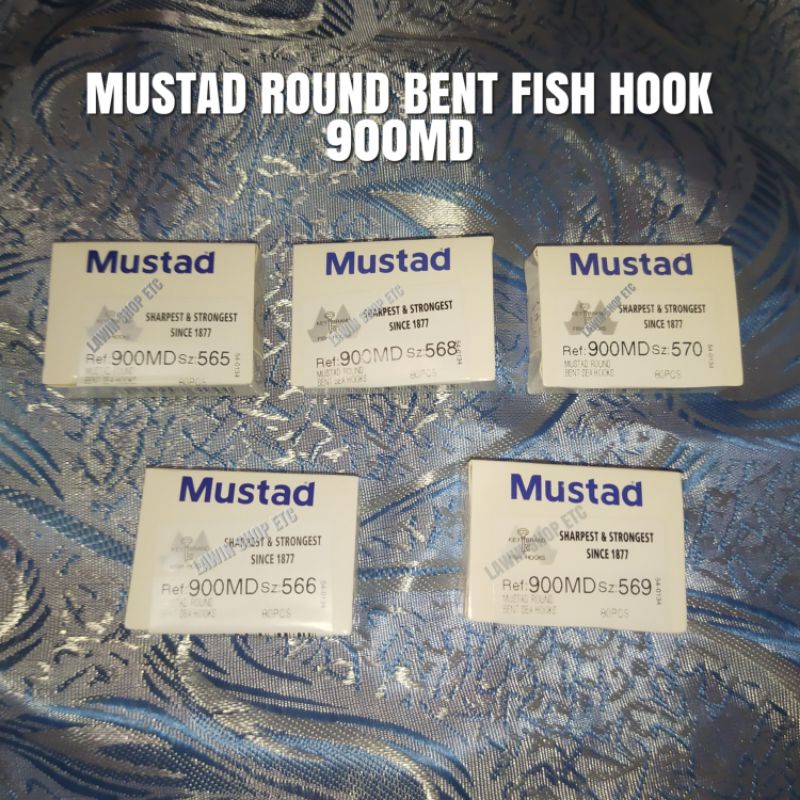 MUSTAD FISHING HOOKS - REF 900MD (FLATTENED END) / BIWAS / BINGWIT /  PAMINGWIT / FISH HOOK