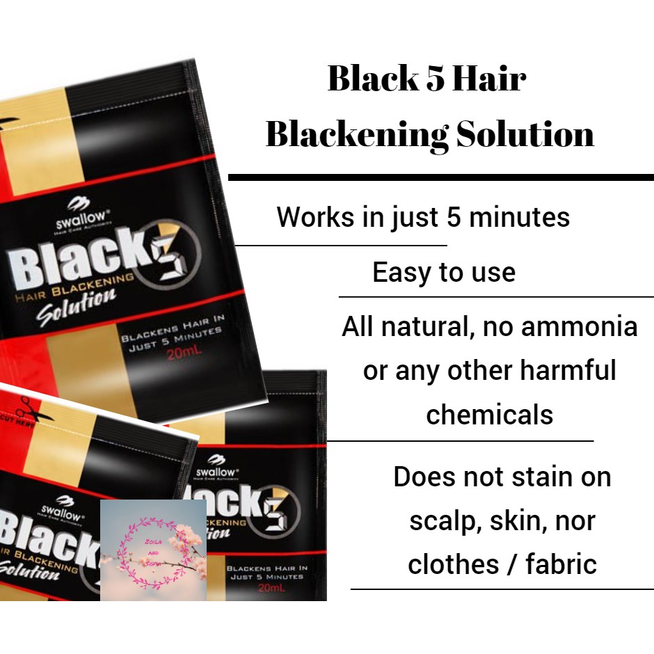 Black 5 2025 hair blackening solution