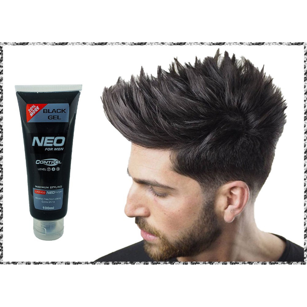 Neo Black Styling Hair Gel Super Hold 100 ml.
