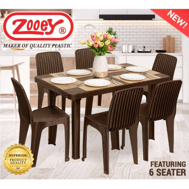 Zooey rattan dining set new arrivals