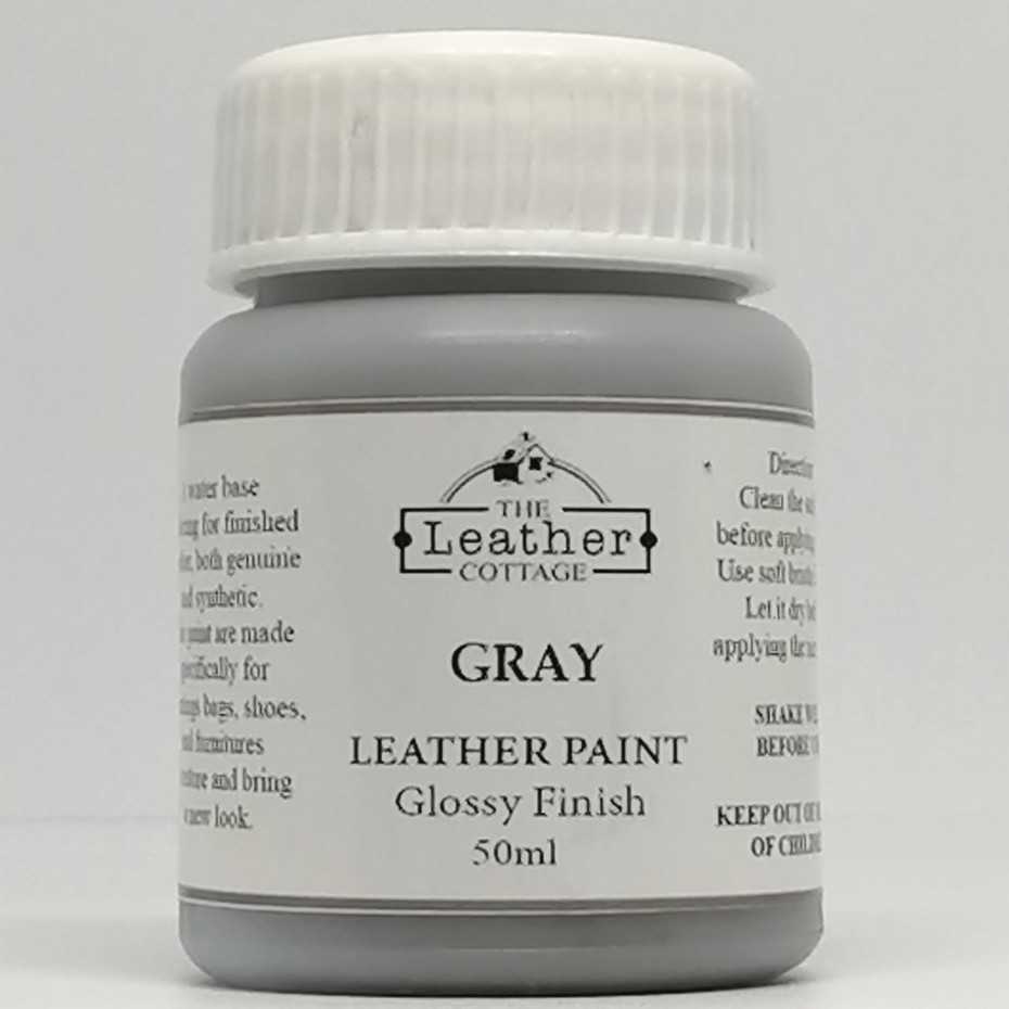 Angelus Acrylic Leather Paint - Grey, 1 oz