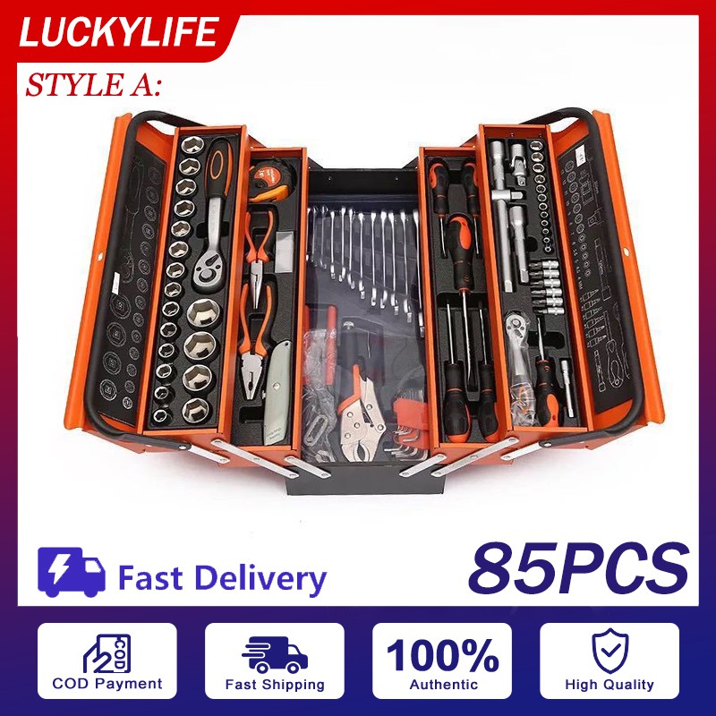 Manila spot 85PCS Socket Wrench Set Repair Home Hand Tool Set