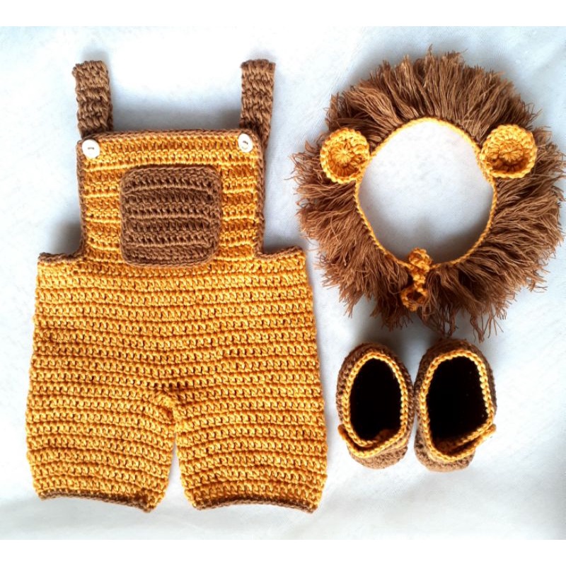 Crochet baby outlet lion costume pattern