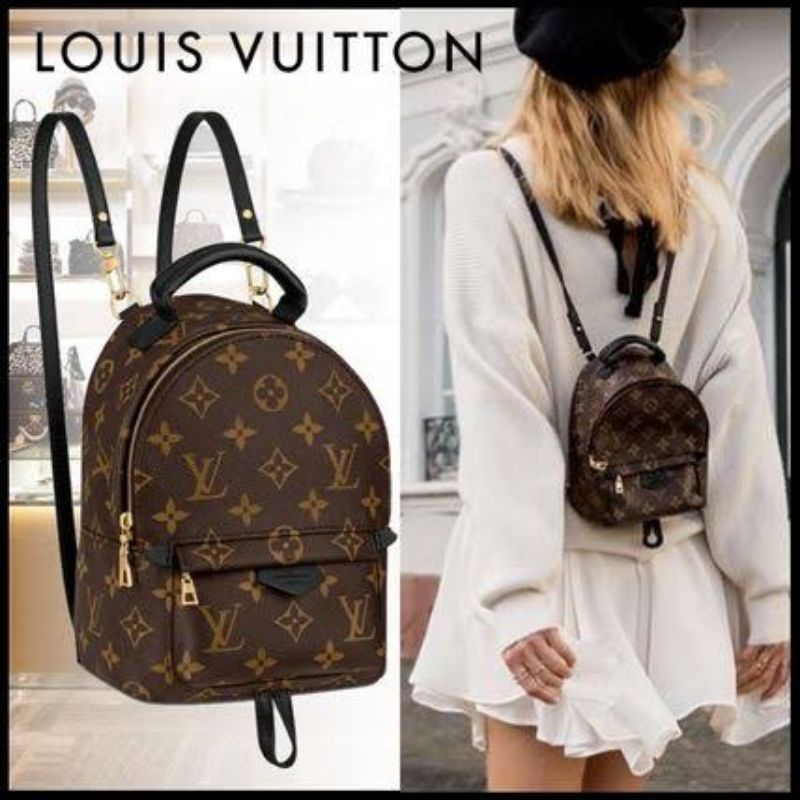 AUTHENTIC LOUIS VUITTON Unused Palm Springs Mini Backpack-Bag