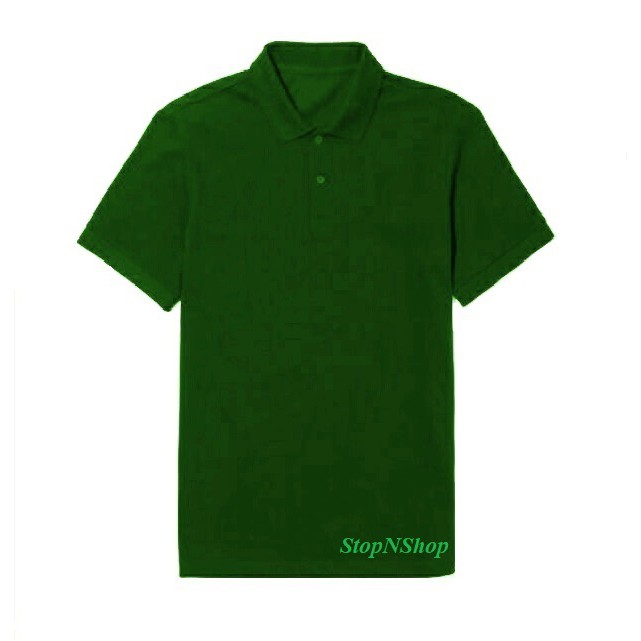 Plain green 2025 polo shirt