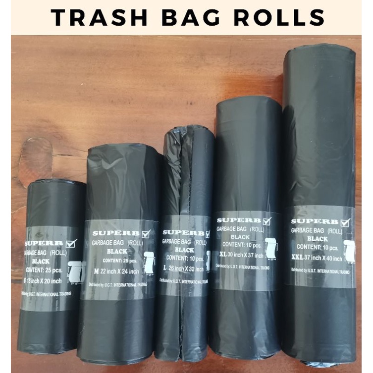 Trash Bags Garbage Bags Rolls S M L XL and XXL Good