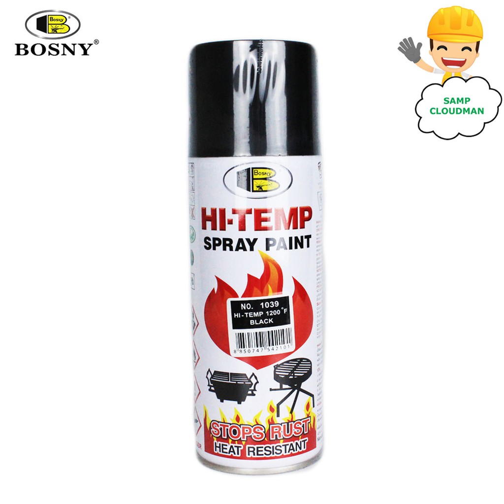 JBC Hi-Heat Flat Black Spray Paint Qty (12), NWIM