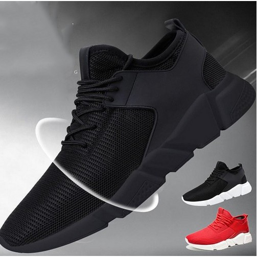 Pure black shoes store casual