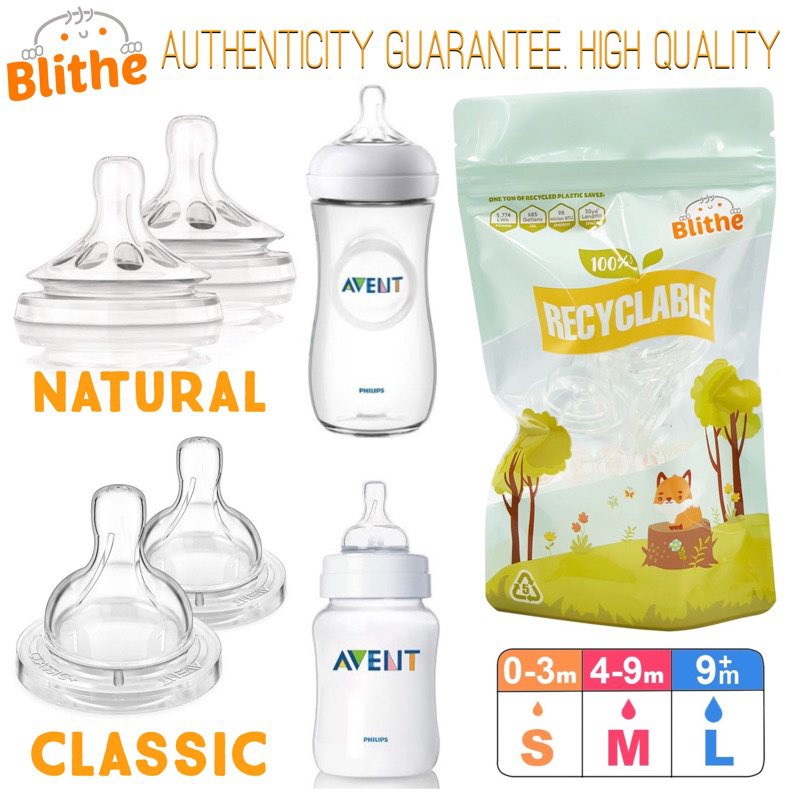 Nipples compatible best sale with avent bottles