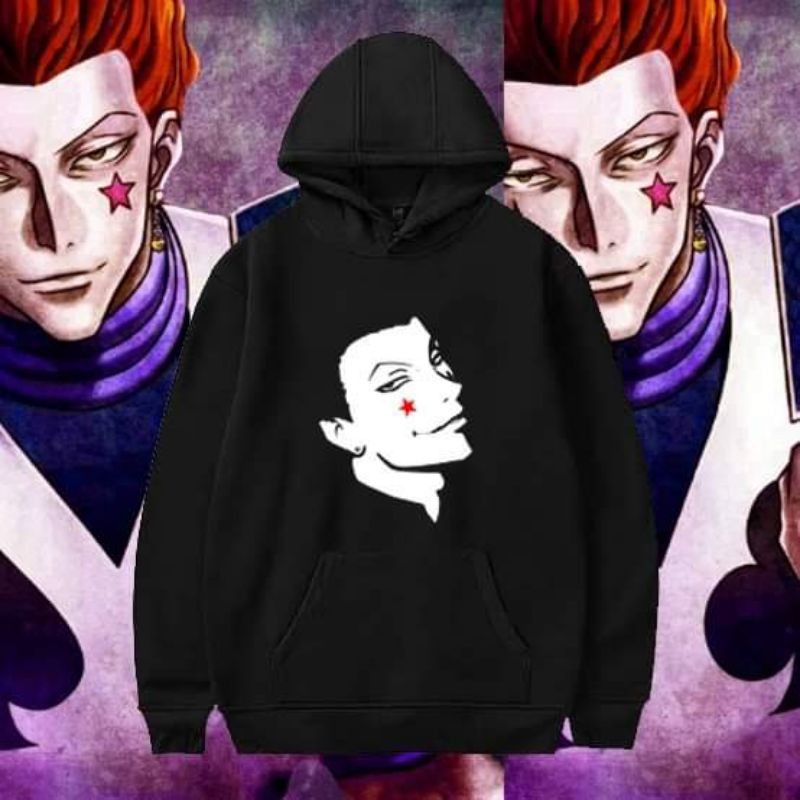 ANIME HUNTER X HUNTER CLOWN HISOKA HOODIE ASIAN SIZE Shopee