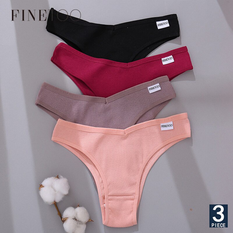Finetoo Lingerie Sexy Women Cotton Briefs Underwear Underpants 8