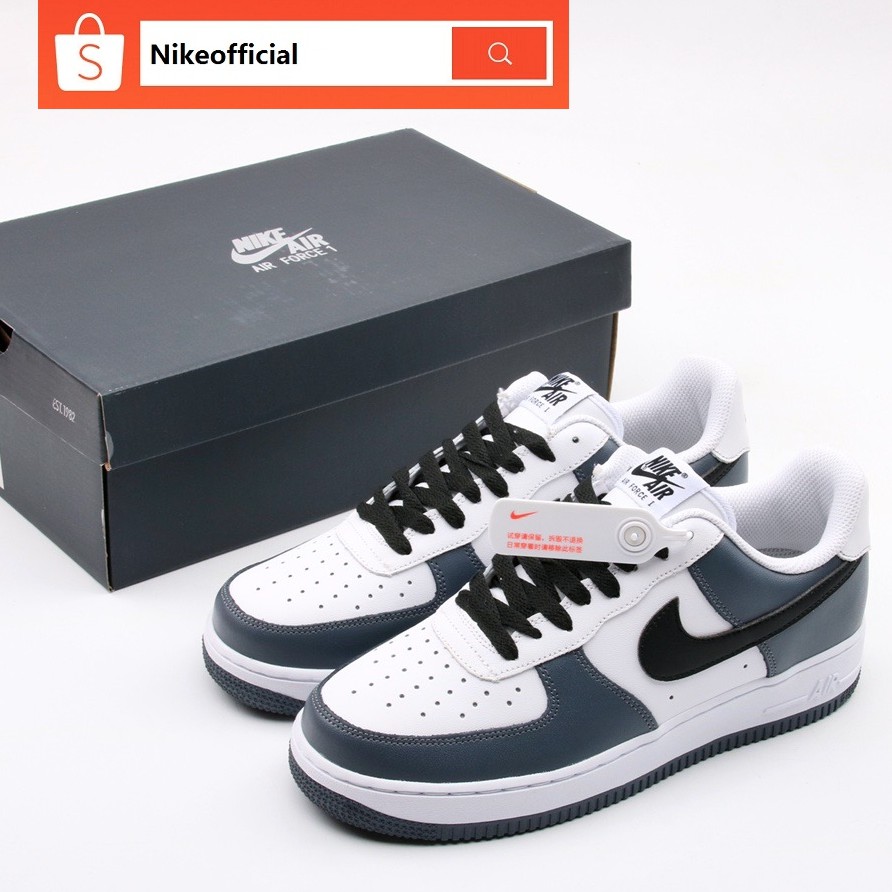 Nike air force 1 dark outlet grey/black/white