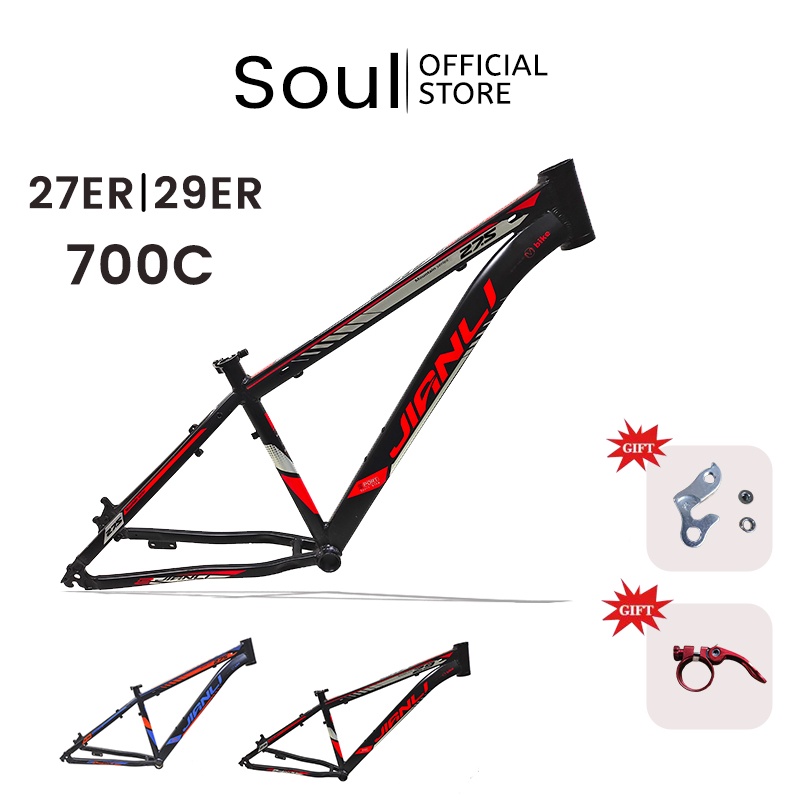 SOUL MTB Frame Aluminum Alloy Mountain Bike Frame 27.5ER Disc