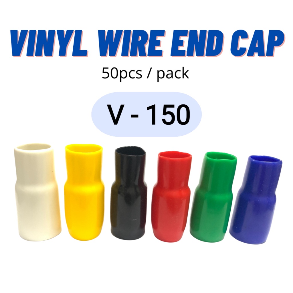 Vinyl Wire End Cap V-150 350MCM 50pcs/pack