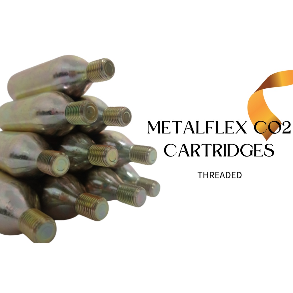 16g CO2 Threaded Cartridges CO2 Gas Cylinder Bike Inflator Cartridge Shopee Philippines