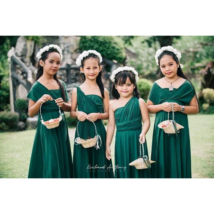 Infinity dress style store for flower girl