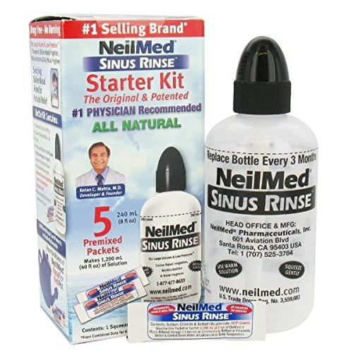Neilmed Sinus Rinse Starter Kit - 8 oz. Bottle & 5 Packets