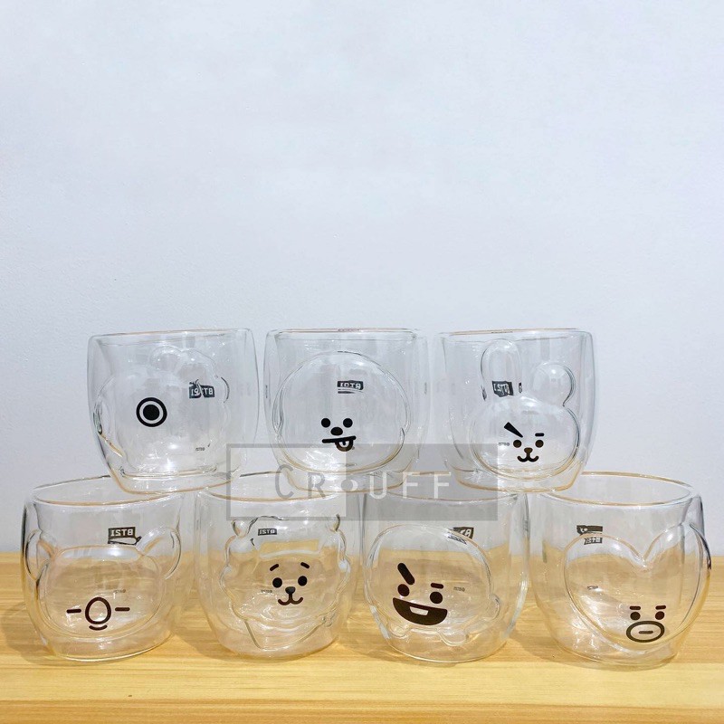 BT21 Koya Double Wall Glass Cup