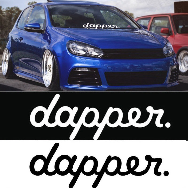 JDM DAPPER COMPUTER CUT VINYL STICKER | Shopee Philippines