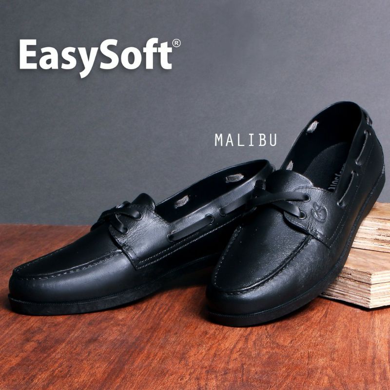 Easy soft black shoes for men sale